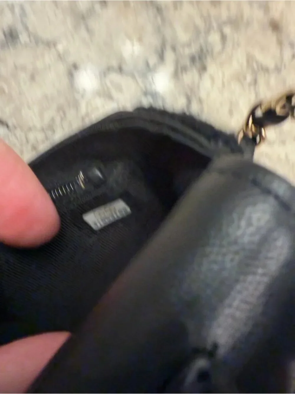 CHANEL quilted leather